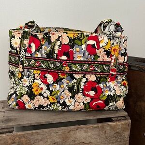VERA BRADLEY Retired Poppy Handbag Purse NWOT